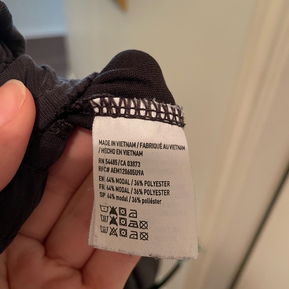 American Eagle Dark Grey Modal Capri Pants Medium - Picture 3 of 5